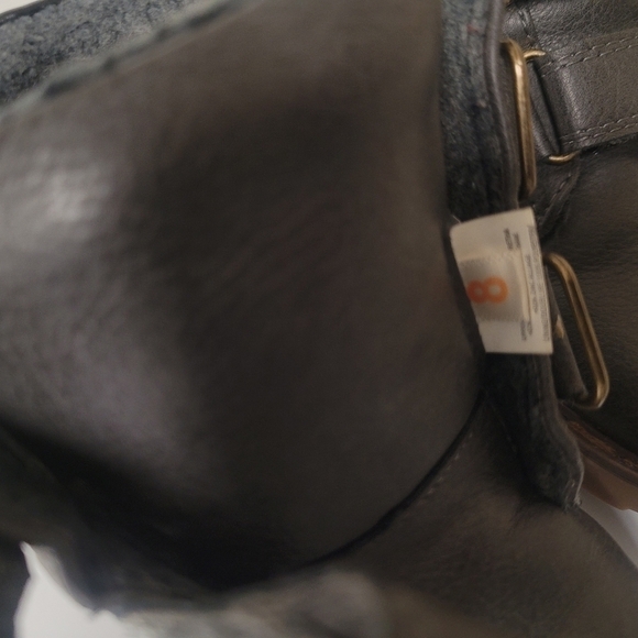 JOE FRESH Toddler Boys' Quick-Close boots in charcoal color size 8 - Picture 8 of 10